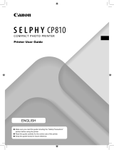 Canon SELPHY CP810 Manuale utente