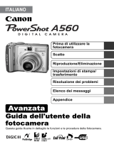 Canon PowerShot A560 Guida utente