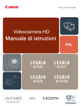 Canon LEGRIA HF R706 Manuale utente