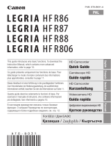 Canon LEGRIA HF R88 Guida Rapida