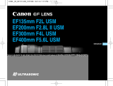 Canon EF 135mm f/2L USM Manuale utente