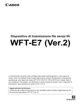Canon Wireless File Transmitter WFT-E7 B Manuale utente