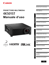 Canon XEED 4K501ST Manuale utente