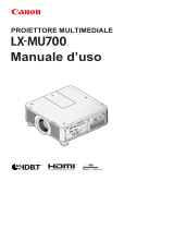 Canon LX-MU700 Manuale utente