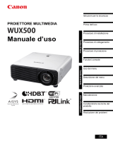 Canon XEED WUX500 Manuale utente