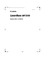 Canon LASERBASE MF3110 Manuale utente