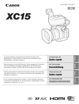 Canon XC15 Guida Rapida