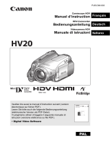 Canon HV20 Manuale utente