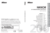 Nikon AF-S NIKKOR 200mm f/2G ED VR II Manuale utente