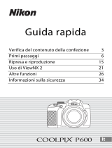 Nikon COOLPIX P600 Guida Rapida
