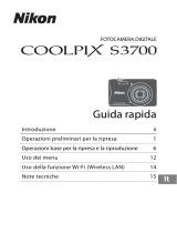 Nikon COOLPIX S3700 Guida Rapida