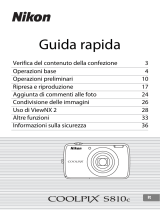 Nikon COOLPIX S810c Guida Rapida