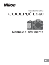 Nikon COOLPIX L840 Guida di riferimento