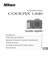 Nikon COOLPIX L840 Guida Rapida
