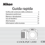 Nikon COOLPIX L830 Guida Rapida