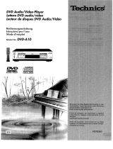 Panasonic DVD-A10 Manuale del proprietario