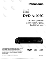 Panasonic dvd a 100 Manuale del proprietario