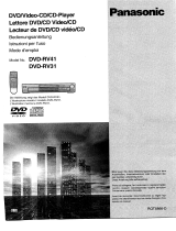 Panasonic DVDRV31 Manuale del proprietario