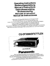 Panasonic CQDFX777 Istruzioni per l'uso