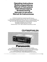 Panasonic CQFX65 Istruzioni per l'uso