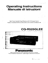 Panasonic cqr 525 Manuale utente
