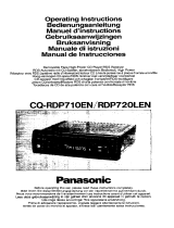 Panasonic cq rdp710 Manuale del proprietario