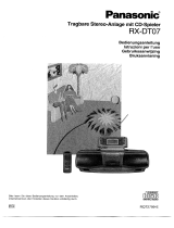 Panasonic RXDT07 Istruzioni per l'uso