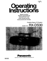Panasonic RXDS30 Istruzioni per l'uso