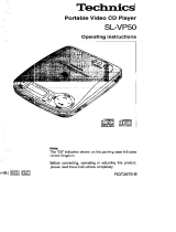 Panasonic sl-vp50 Manuale utente