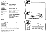 Panasonic RQSX71 Manuale del proprietario