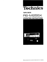 Technics RSM255 Manuale del proprietario