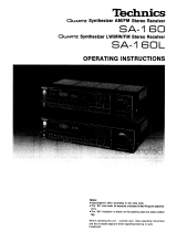 Panasonic SA160L Manuale del proprietario