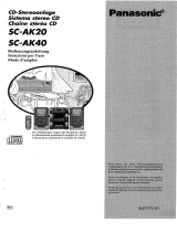 Panasonic SCAK20 Manuale del proprietario