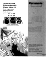 Panasonic SCAK200E Manuale del proprietario