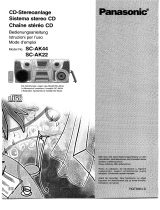 Panasonic SCAK22 Manuale del proprietario