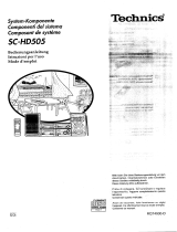 Panasonic SCHD505MD Istruzioni per l'uso