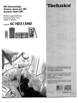 Panasonic SCHD515MD Istruzioni per l'uso