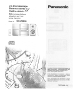 Panasonic SCPM18 Istruzioni per l'uso