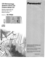 Panasonic SCPM25 Istruzioni per l'uso