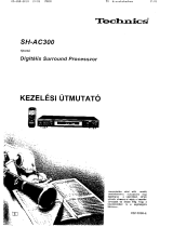 Panasonic SHAC300 Istruzioni per l'uso