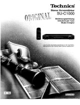 Panasonic SUC1000 Istruzioni per l'uso