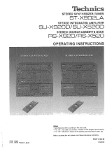 Technics RSX520 Manuale del proprietario