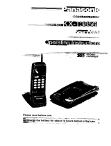 Panasonic KXT3856E Istruzioni per l'uso