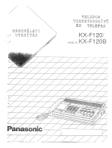 Panasonic KXF120B Istruzioni per l'uso