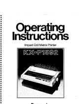 Panasonic KXP1592 Istruzioni per l'uso