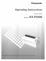 Panasonic KXP3200 Istruzioni per l'uso