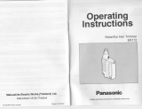 Panasonic ER112 Manuale del proprietario