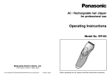 Panasonic ER160 Manuale del proprietario