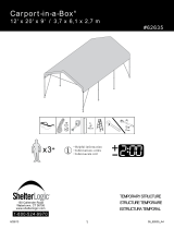 ShelterLogic 62635 Guida d'installazione