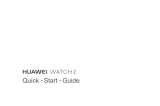 Huawei HUAWEI WATCH 2 Guida Rapida